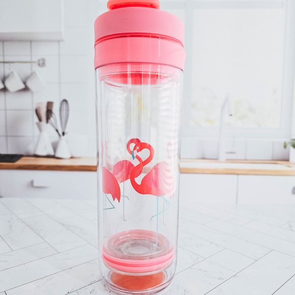 šFree w/Purchaseš David's Tea - Iced Tea Press - Flamingo - 16 oz - Picture 2 of 6